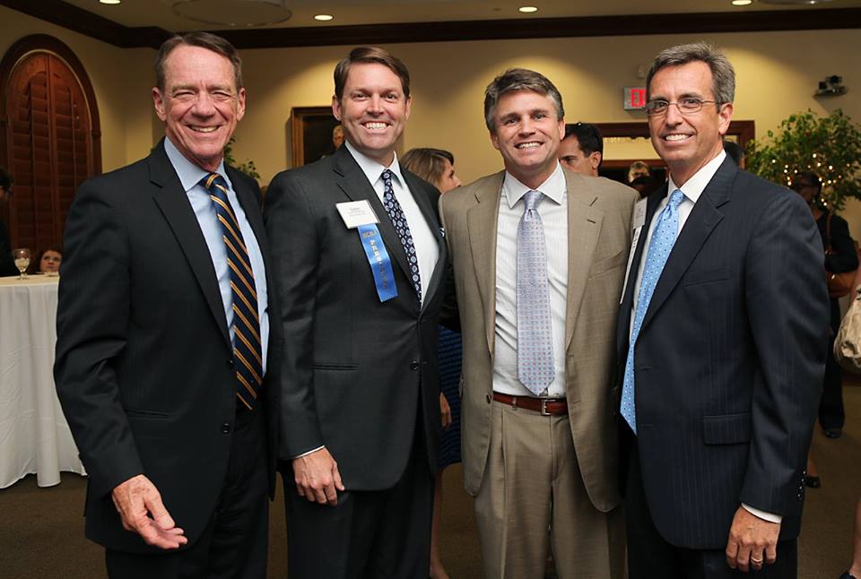 From left: Tom Hyde, Carter Andersen, Wes Tibbals and Ben Hill