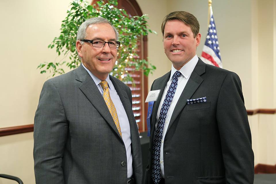 From left: Jeffrey Warren and Carter Andersen